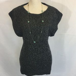 Trina Turk grey sleeveless sweater